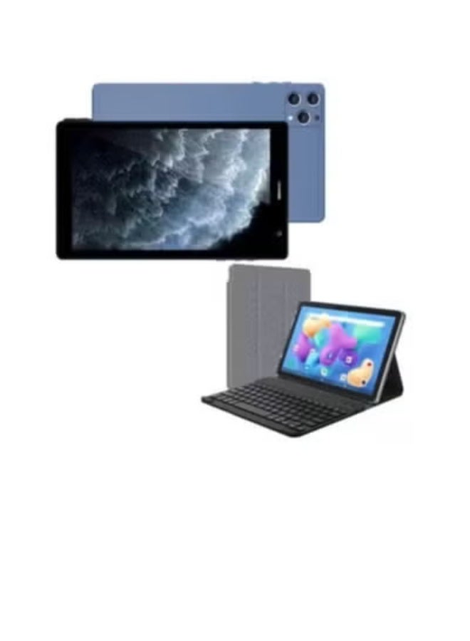 AIR TAB تابلت ذكي أندرويد 13 بحجم 8 إنش مع 16 جيجابايت رام و 1 تيرابايت تخزين | شريحة مزدوجة LTE + واي فاي | معالج رباعي النواة | يتضمن لوحة مفاتيح لاسلكية | تابلت خفيف الوزن ومحمول للعمل والسفر والدراسة والترفيه - Image 3